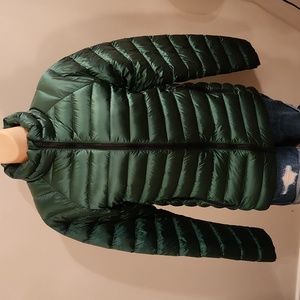 All in Motion Green Puffer Jkt Ms Small
